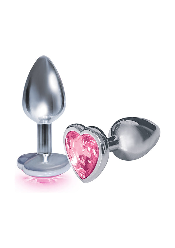 Bejeweled - Roestvrijstalen Butt Plug met Hartje