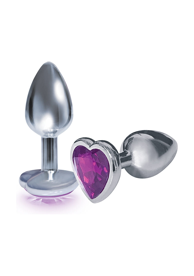 Bejeweled - Roestvrijstalen Butt Plug met Hartje