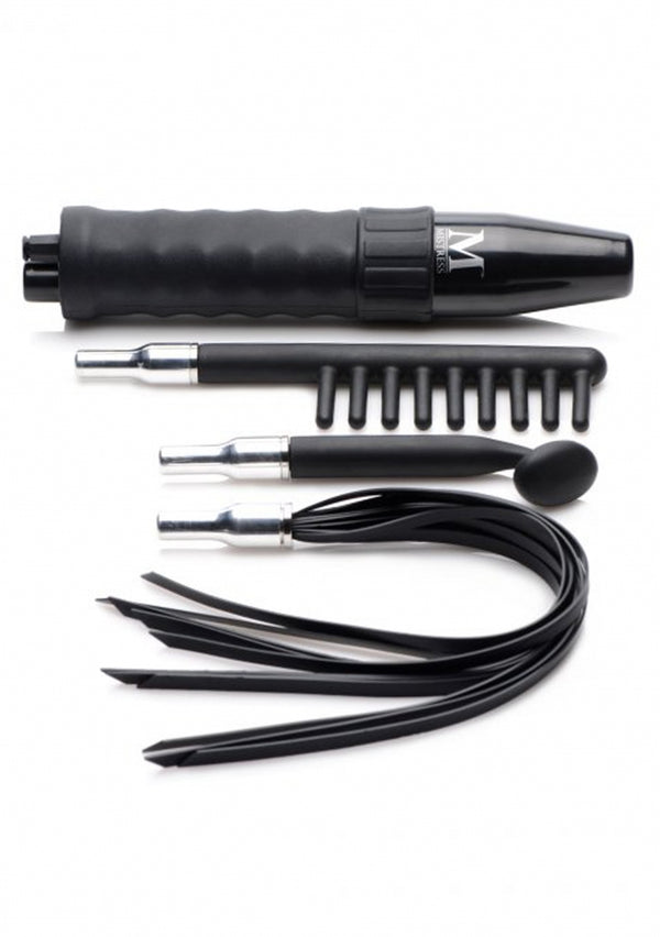 IS E-Stim Wand met 3 Siliconen Opzetstukken