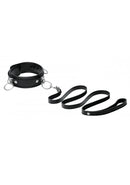 Leren Halsband met Riem