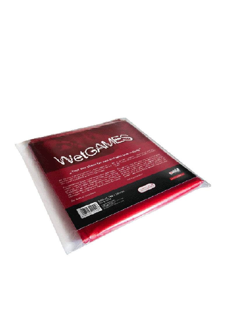 SexMAX WetGAMES Laklaken 180 x 220 cm - Rood