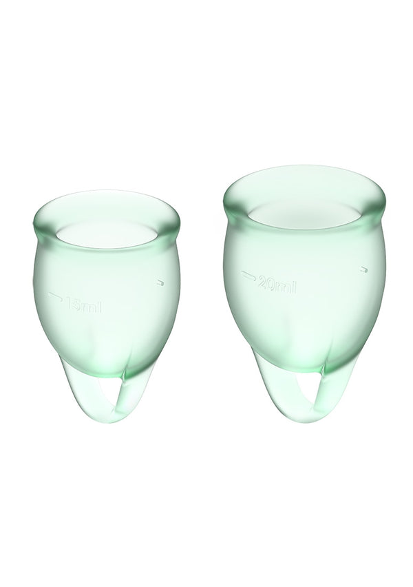 Voel je zelfverzekerd Menstruatiecup - Lichtgroen