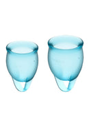 Voel je zelfverzekerd Menstruatiecup - Lichtblauw