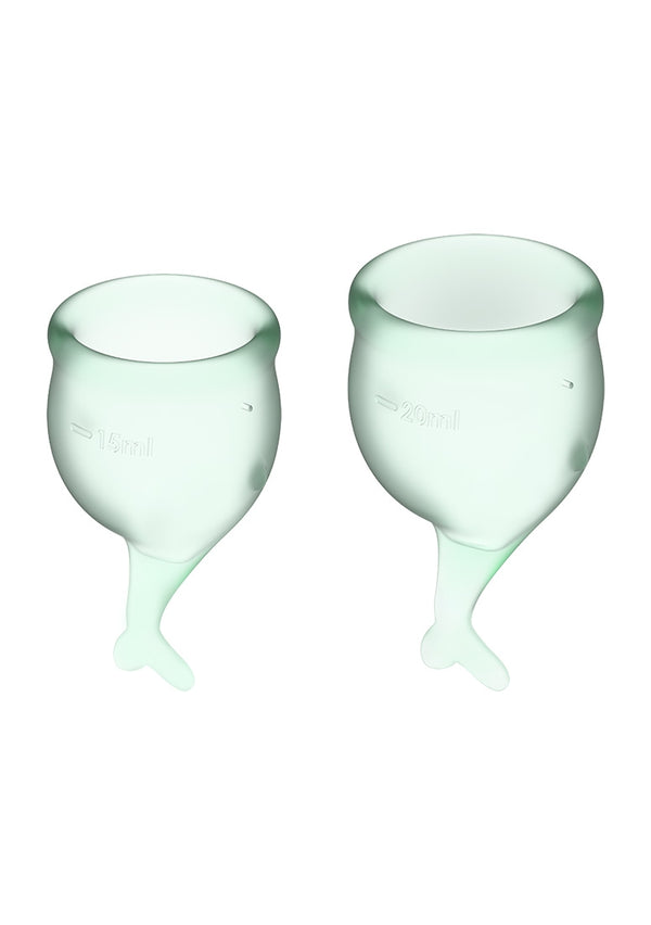 Voel je veilig Menstruatiecup - Lichtgroen