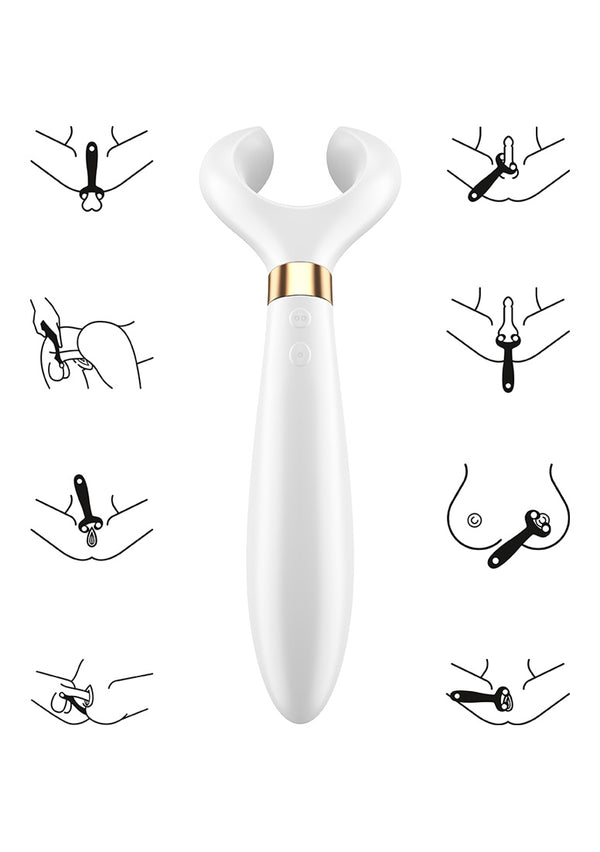 Satisfyer Partner Multifun 3 -  Wit