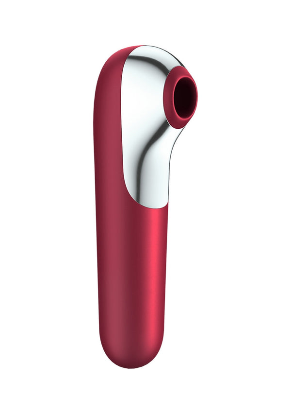 Dual Love - Air Pulse Vibrator - Red