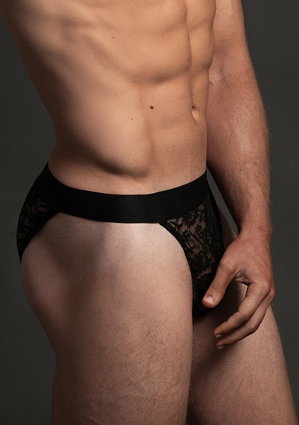 Kanten slip - Zwart