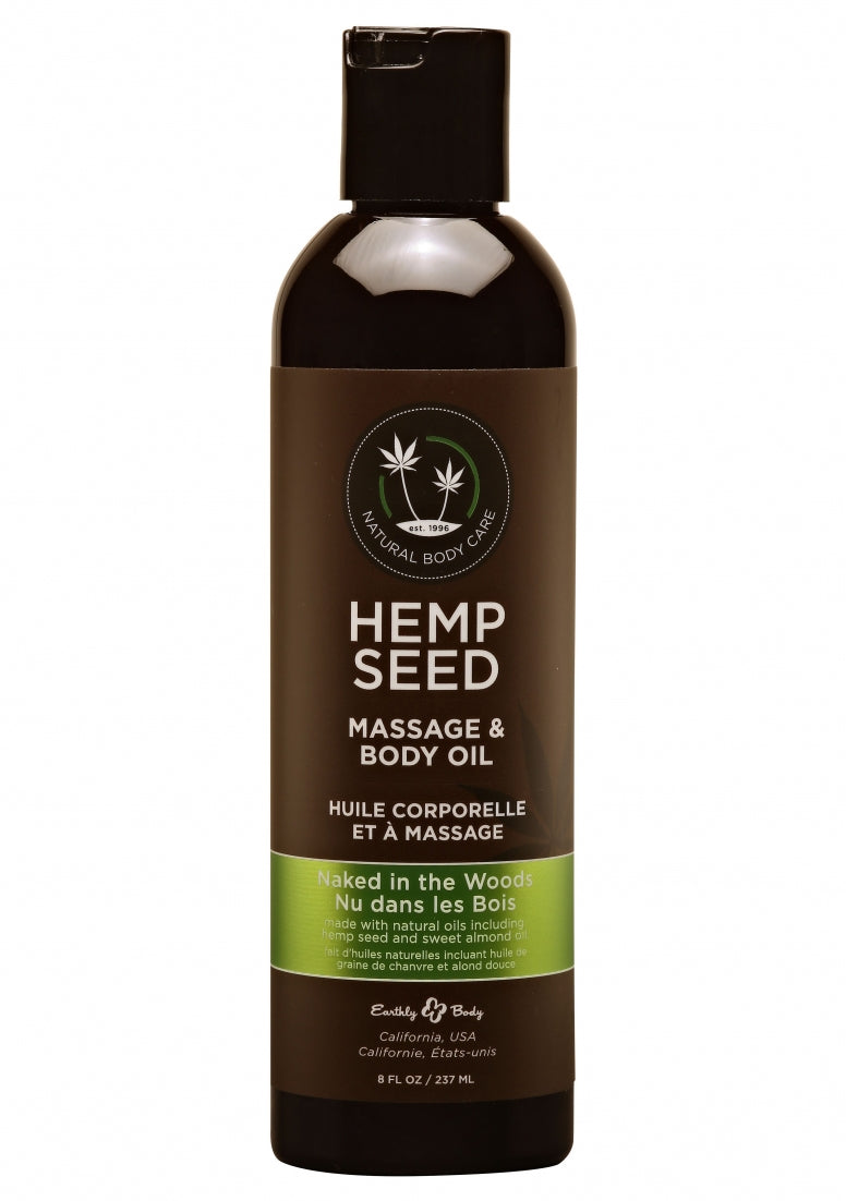 Naked in the Woods Massageolie - 236 ml
