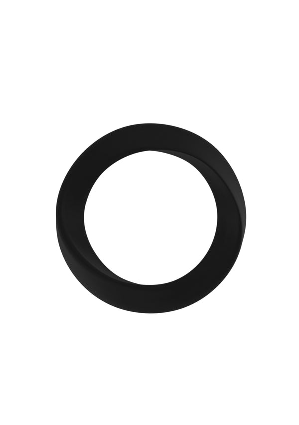 Infinity - Dunne - Middelgrote Cockring - Zwart