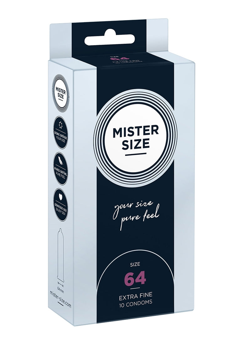 Mister Size 64mm pack of 10