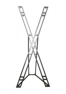 Saint Andrew's cross in steel