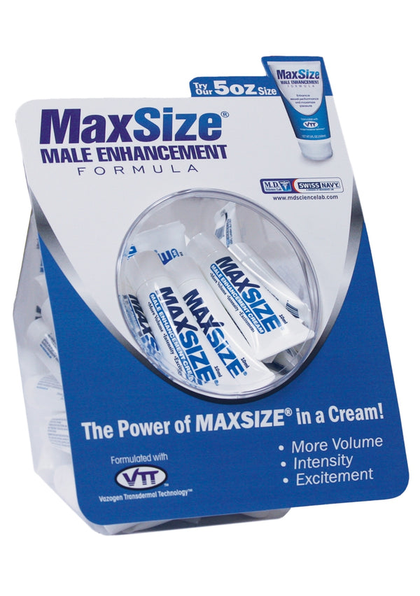 MAX Size Potentiecr&#232;me Voor Mannen - 10ml/50 Stuks Vissenkom