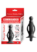 Commander - Beginners - Vibrerende Buttplug - Zwart