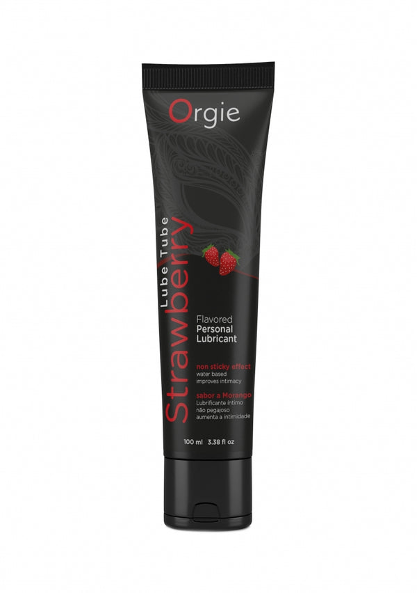 Lube Tube Strawberry - Glijmiddel op Waterbasis - 100 ml