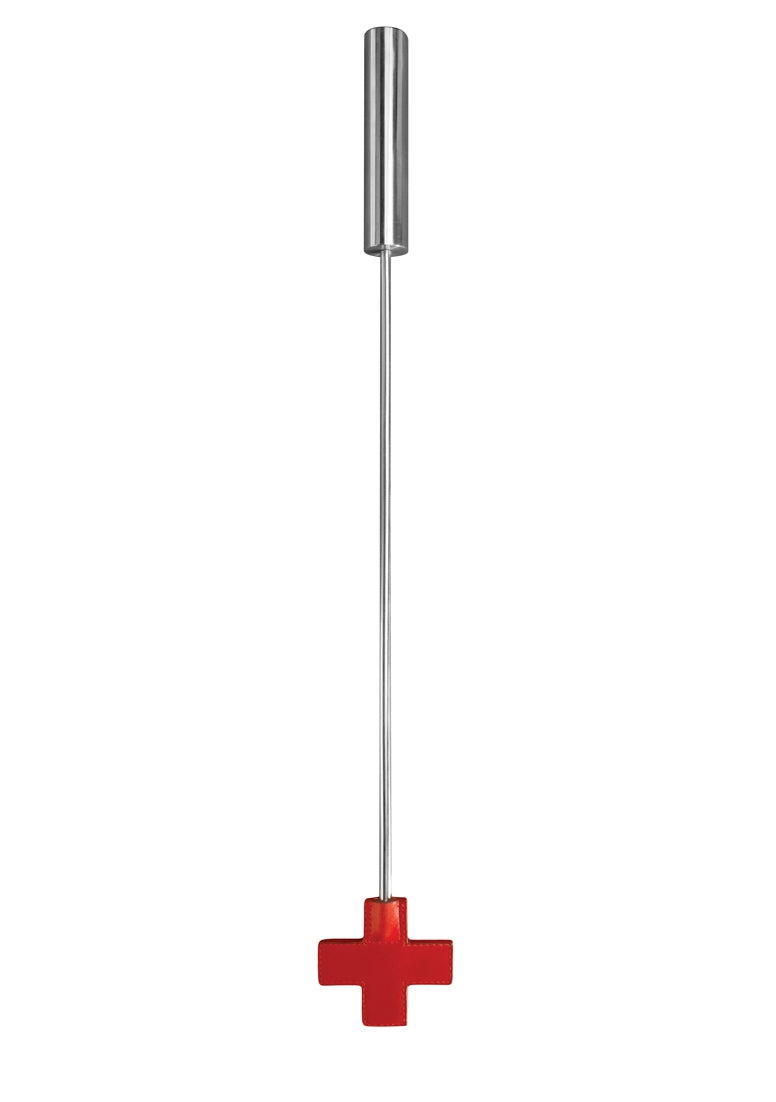 Leren Kruiskruisje Gewaad - Rood