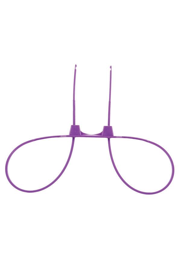 Zip Tie Cuffs - Purple