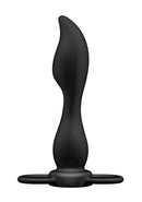 Extra Treasure Black Cockring met Dildo