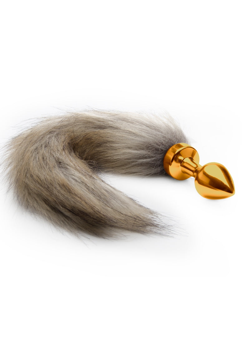 Vossenstaart Buttplug - Goud
