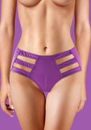 Sexy strik vibrerend inlegkruisje - paars