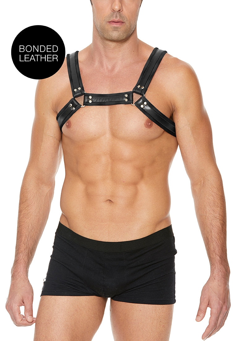Buckle Bulldog Harness - L/XL - Black - L/XL