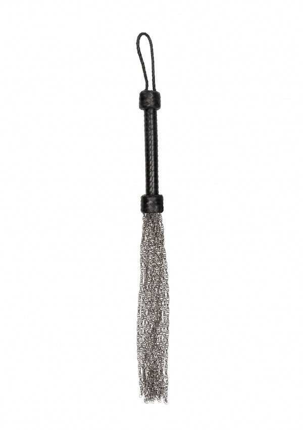 Metal Chain Flogger  - Black