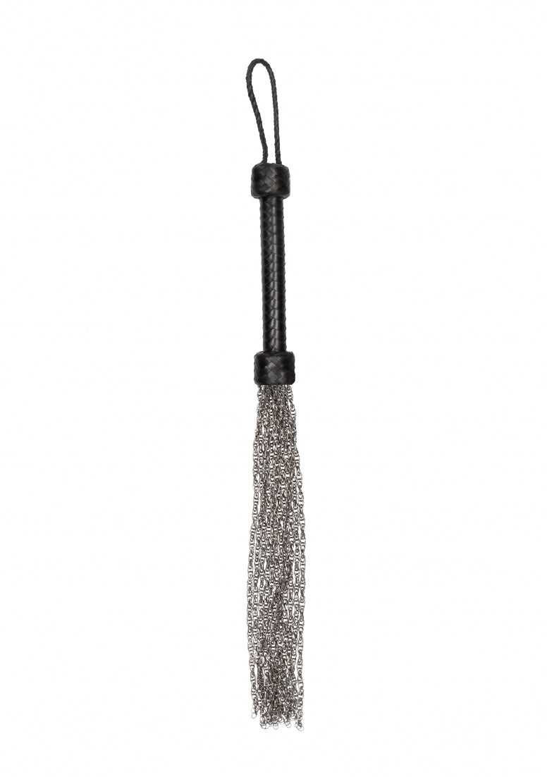 Metal Chain Flogger  - Black