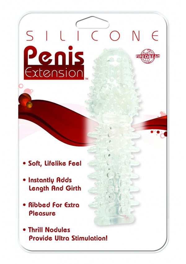 Silicone Penis Verlengstuk - Doorzichtig