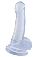 BRW 8" Suction Cup Dong Clear