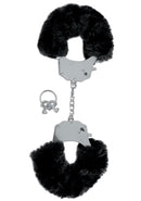 Harige manchetten - Zwart