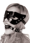 Maskerade Masker & Bal Gag - Blac