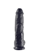 King Cock 10 inch Balls Black