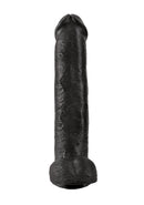 King Cock 15" Cock w Balls Dar