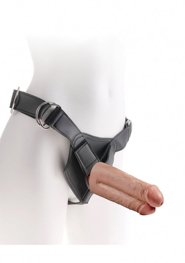 Strap-On Harness Met Dildo 7 - Huidskleur