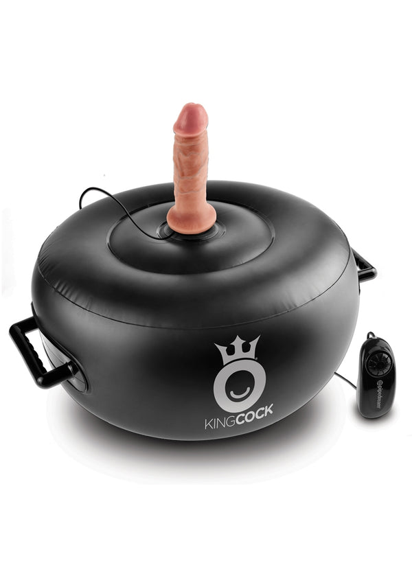Vibrating Inflatable Hot Seat - Black
