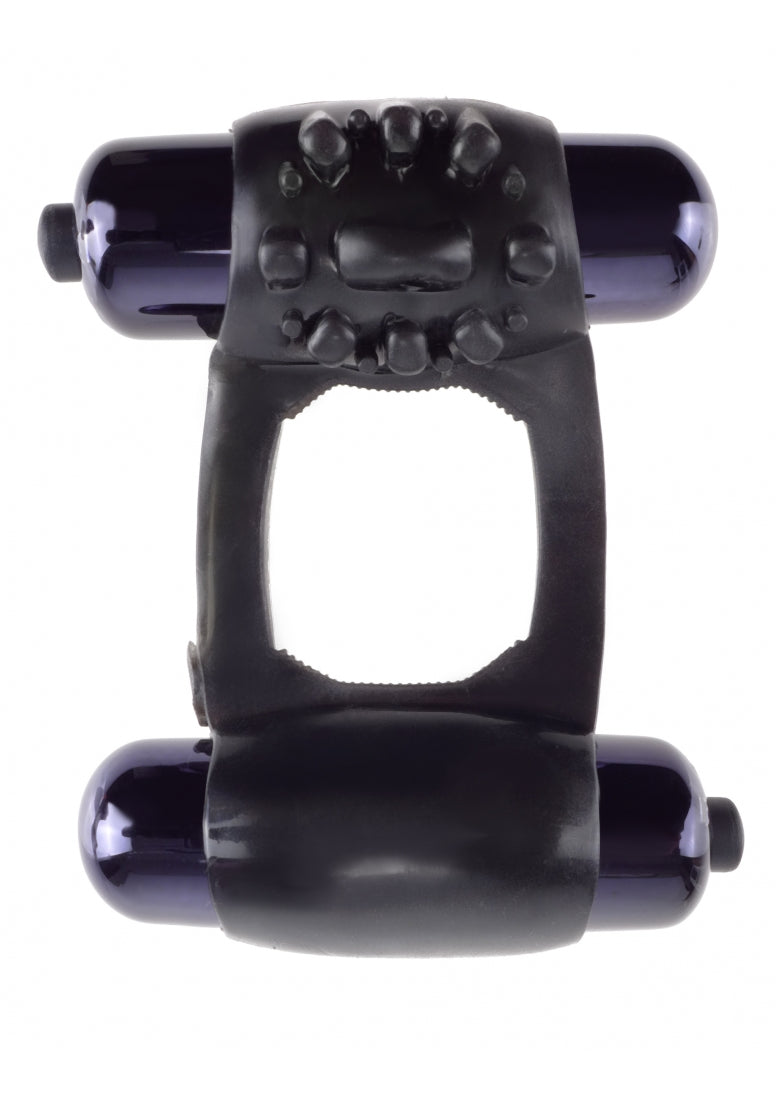 Duo-Vibrerende Super Ring - Zwart