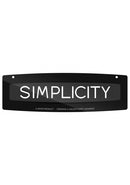 Verkeersteken - Eenvoud