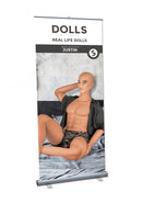 Poppen - Roll banner - DOL009FLE - Justin