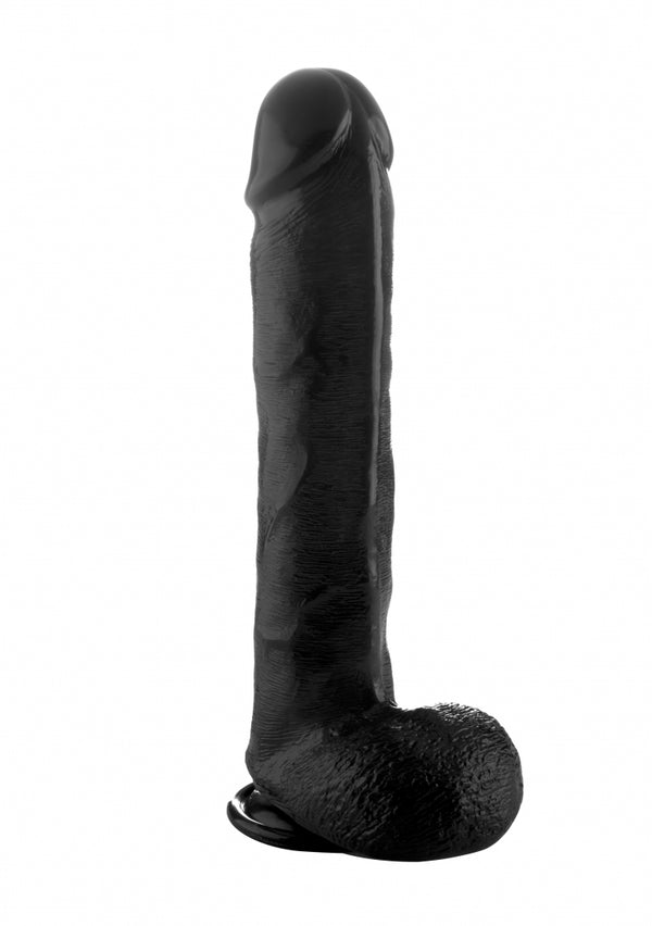 Realistische XXL Dildo Met Ballen - 38 cm