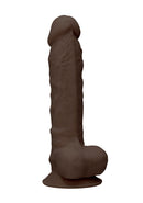 Siliconen Dildo met Ballen - 23 cm