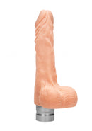 Realrock 7-17 cm vibrerende dildo met ballen - Flesh