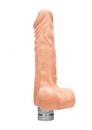 Realrock 8-20 cm  Vibrating Dildo With Balls - Flesh
