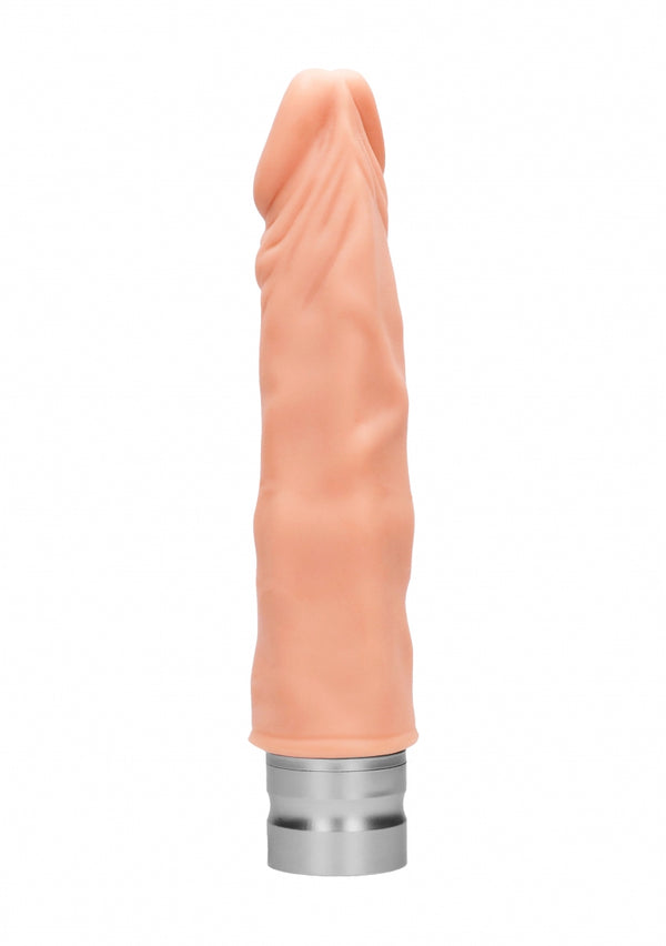 Realrock 7-17 cm vibrerende dildo - Vlees