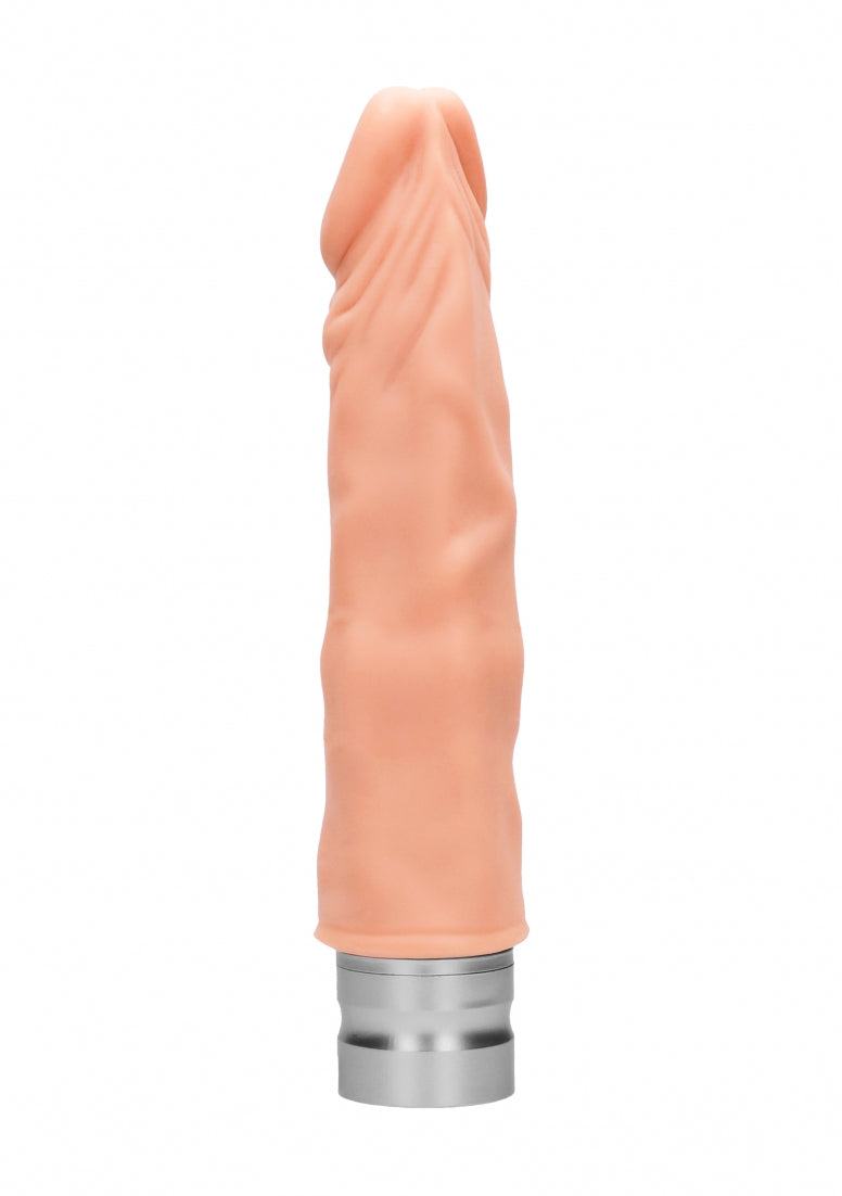 Realrock 7-17 cm vibrerende dildo - Vlees