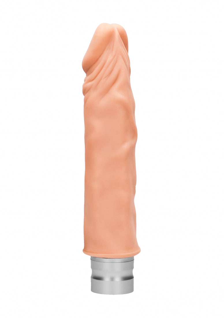 Realrock 8-20 cm vibrerende dildo - Vlees