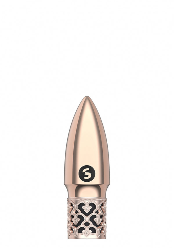 Glitter - Rechargeable ABS Bullet - Rose Gold