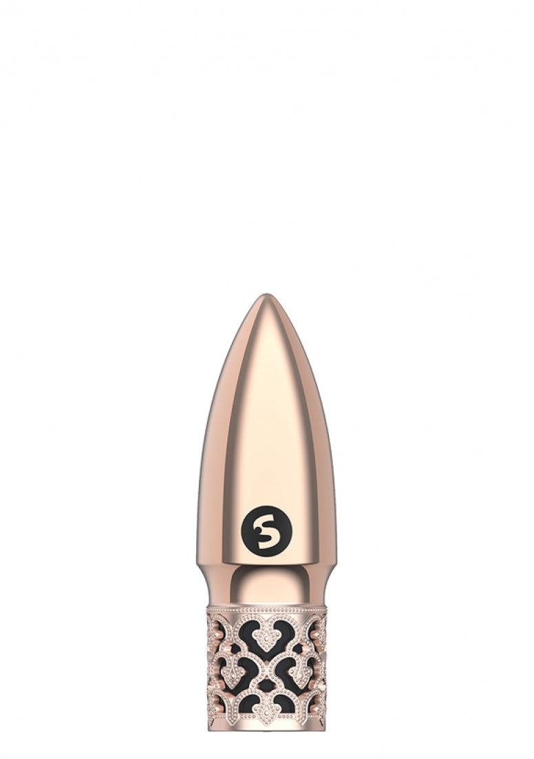 Glitter - Rechargeable ABS Bullet - Rose Gold
