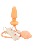 Uitbreidbare en Vibrerende Butt Plug - Flesh