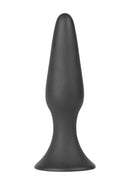 NATHAN small conical butt-plug with suction cup - Black