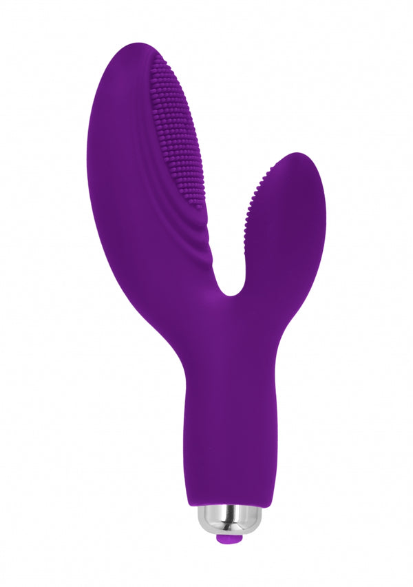 HOLLY G-spot + clitoris vibrator - Paars