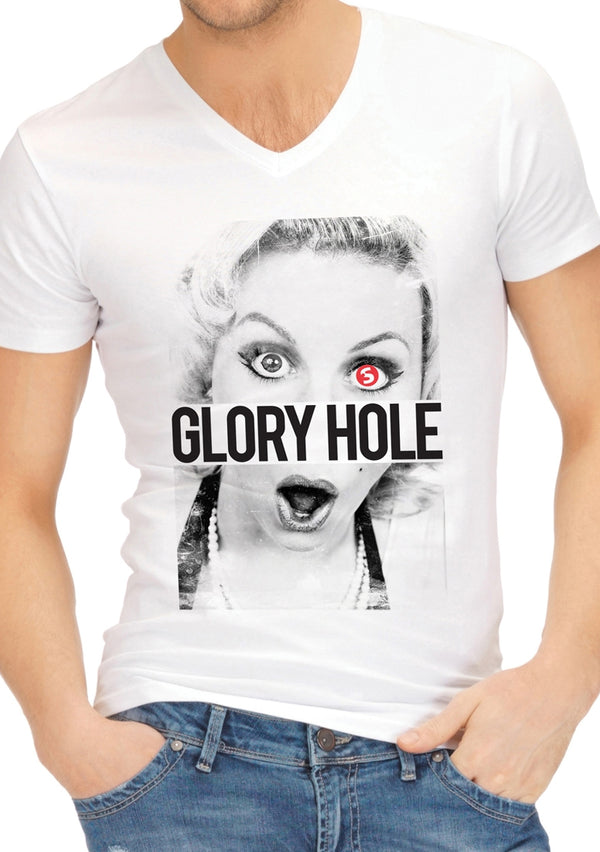 Grappige T-Shirts - Glory Hole - S